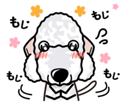 iinu - Bedlington Terrier sticker #11122893