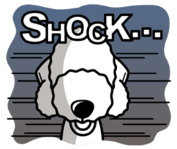 iinu - Bedlington Terrier sticker #11122900