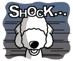 iinu - Bedlington Terrier sticker #11122900