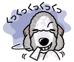 iinu - Bedlington Terrier sticker #11122901