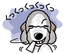 iinu - Bedlington Terrier sticker #11122901