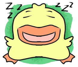 angry little duck sticker #11123231