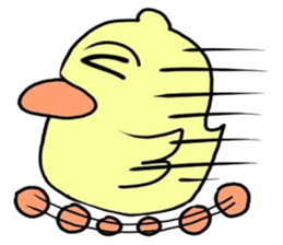 angry little duck sticker #11123233