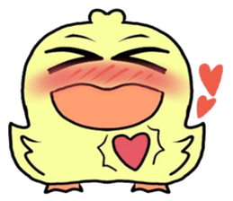 angry little duck sticker #11123261