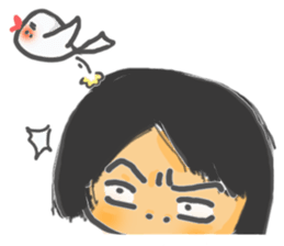 Go!Java sparrow sticker #11123607