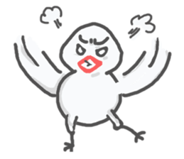 Go!Java sparrow sticker #11123610