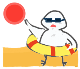 Go!Java sparrow sticker #11123614