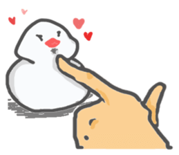 Go!Java sparrow sticker #11123617