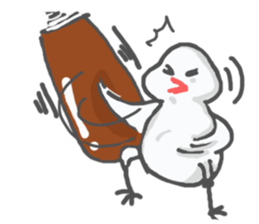 Go!Java sparrow sticker #11123621