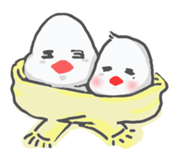 Go!Java sparrow sticker #11123627