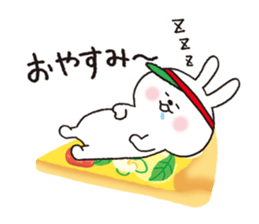 Animal in the pizza shop sticker #11124306