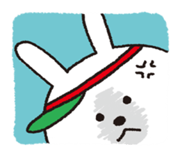 Animal in the pizza shop sticker #11124334