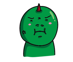 Red Corner Green Monster ~ sticker #11124344