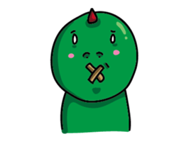 Red Corner Green Monster ~ sticker #11124351