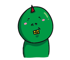 Red Corner Green Monster ~ sticker #11124356
