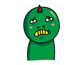Red Corner Green Monster ~ sticker #11124361