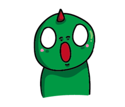 Red Corner Green Monster ~ sticker #11124362