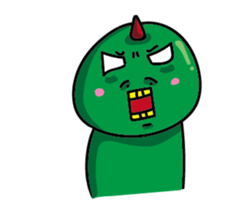 Red Corner Green Monster ~ sticker #11124367