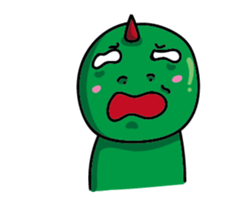 Red Corner Green Monster ~ sticker #11124375
