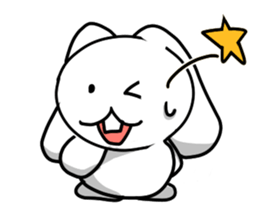 The rabbit of balancer sticker #11124398