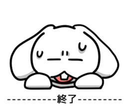 The rabbit of balancer sticker #11124407