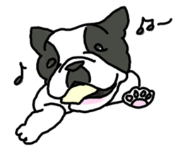 Tono is French Bulldog. sticker #11124799