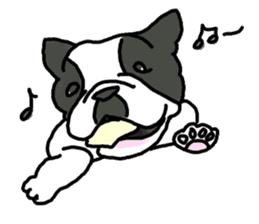 Tono is French Bulldog. sticker #11124799