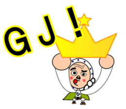 Droll fellow mask sticker #11124882