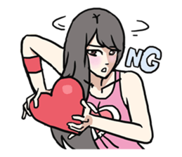 AsB - 116 Heartketball sticker #11125118