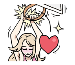 AsB - 116 Heartketball sticker #11125121