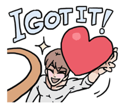 AsB - 116 Heartketball sticker #11125122