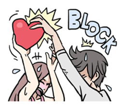 AsB - 116 Heartketball sticker #11125123