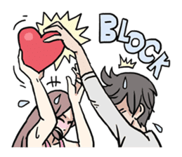 AsB - 116 Heartketball sticker #11125123