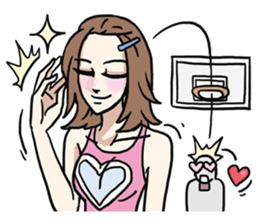 AsB - 116 Heartketball sticker #11125125