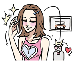 AsB - 116 Heartketball sticker #11125125