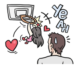 AsB - 116 Heartketball sticker #11125127