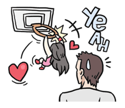 AsB - 116 Heartketball sticker #11125127