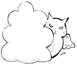 Nyagoriel the angel cat sticker #11125274