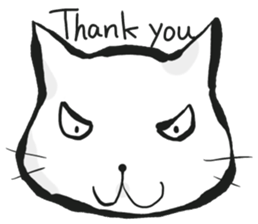 Nyagoriel the angel cat sticker #11125278