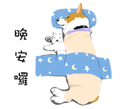 Corgi and West Highland White Terrier sticker #11125481