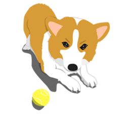 Corgi and West Highland White Terrier sticker #11125491