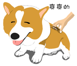 Corgi and West Highland White Terrier sticker #11125494