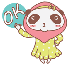 Pandy Hijab Muslimah sticker #11126097