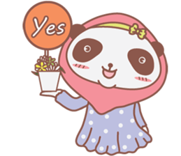 Pandy Hijab Muslimah sticker #11126101