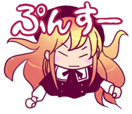 corechan and mio sticker #11126825