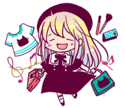 corechan and mio sticker #11126843