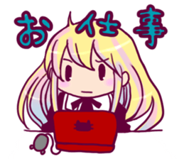 corechan and mio sticker #11126844