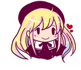 corechan and mio sticker #11126847