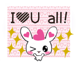 Ultra Lovely Rabbit and Panda sticker #11126977