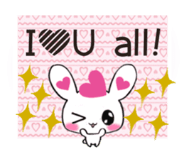 Ultra Lovely Rabbit and Panda sticker #11126977